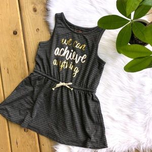 🔴 Cat & Jack | Girl's Graphic Striped Dress